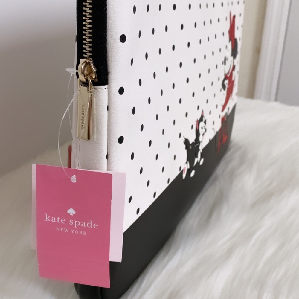 NWT💃Kate Spade Disney X kate spade minnie mouse universal laptop sleeve - Picture 3 of 10